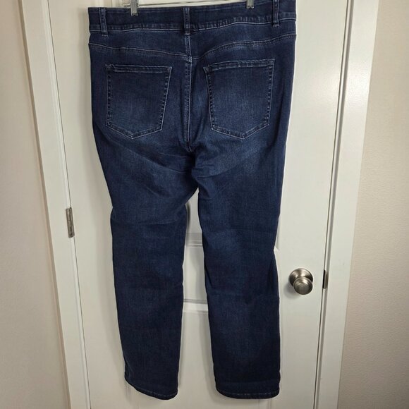 Lane Bryant Dark Wash Straight Leg Jeans - Picture 6 of 11